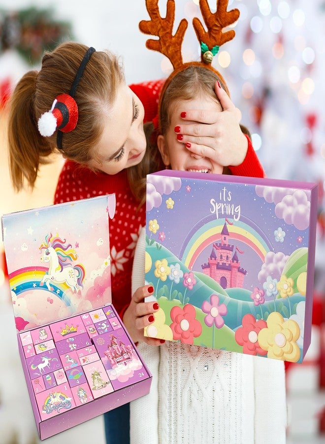 LINAYE Advent Calendar 2025 for Girls - Unicorn Advent Beauty Calendar Christmas Countdown, 24 Days Unicorn Accessories & Treasure Xmas Christmas Surprise Gifts for Girls Kids Daughters Granddaughters - Image 4